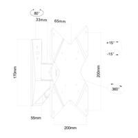 Neomounts FPMA-W815 tv wandsteun bevestiging - thumbnail