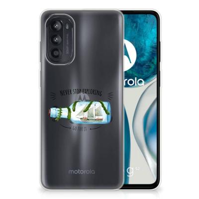 Motorola Moto G52/G82 Telefoonhoesje met Naam Boho Bottle Motorola Moto G52/G82 Telefoonhoesje met Naam Boho Bottle