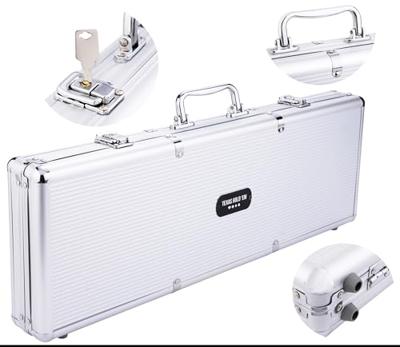 Pokerset in Zilveren Koffer - 500 chips 11,5gr.