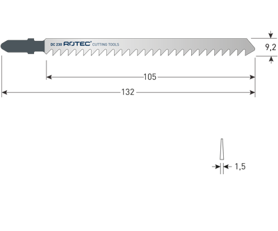 Rotec Decoupeerzaag | DC230 | 2 Stuks - 520.0232