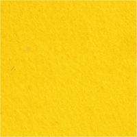 Creativ Company Hobbyvilt, vel 42x60 cm, dikte 3 mm, geel, 1 vel - thumbnail