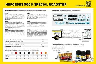 Heller 56710 STARTER KIT 500 K Special Roadster Bouwpakket Schaal 1:24