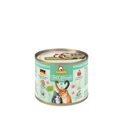 GRANATAPET DeliCATessen Venison and tuna - nat kattenvoer - 200g