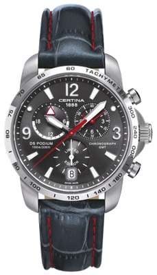 Horlogeband Certina C0016391608710 / C610017580 Leder Grijs 21mm Horlogeband Certina C0016391608710 / C610017580 Leder Grijs 21mm