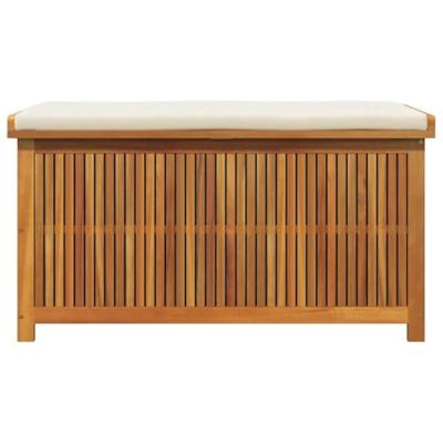 Opbergbox voor buiten 113x50x60,5 cm massief acaciahout Opbergbox voor buiten 113x50x60,5 cm massief acaciahout