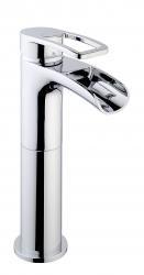 Wastafelkraan Wiesbaden Alegra Hoge Waterval Chroom