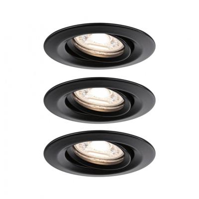 Paulmann 93085 Nova mini LED-inbouwlamp LED LED vast ingebouwd 12 W Zwart (mat) Paulmann 93085 Nova mini LED-inbouwlamp LED LED vast ingebouwd 12 W Zwart (mat)