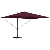 VidaXL Parasol bordeaux rood 351 x 250 x 253 cm polyester en aluminium - thumbnail