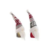 Kerstversiering DKD Home Decor Multicolour Kabouter 7 x 7 x 25 cm (2 Stuks) - thumbnail