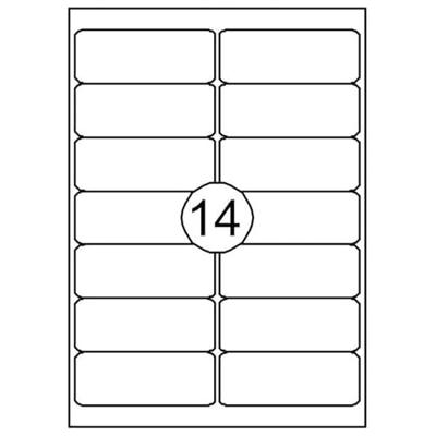 Etiket Quantore 99.1X38.1mm 210 stuks Etiket Quantore 99.1X38.1mm 210 stuks