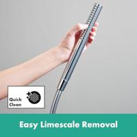 Hansgrohe Pulsify s doucheset 100 1jet ecosmart glijstang 65cm chroom 24372000 - thumbnail