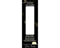 Lumineo leddinerkaars d2h14cm 2st wit - thumbnail