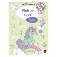 Standaard Uitgeverij Eenhoorns spelletjesboek met stickers - thumbnail