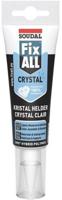 Soudal fix - all crystal | lijm- en voegkit | transparant | 125 ml - 131093 - thumbnail