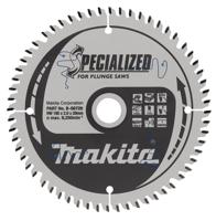 Makita Accessoires Invalcirkelzaagblad gemelamineerd | Specialized 165x20x2,0 60T 5g - B-56786 - thumbnail