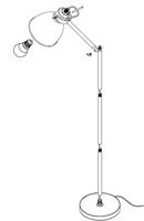 Eglo Landelijke vloerlampPriddy - 49471 - thumbnail