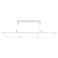 Deko Light 342221 LED Panel transparent, eckig, 50 W, 3000/4000 K, Weiß Hanglamp Energielabel: E (A - G) LED LED vast ingebouwd 53 W Verkeerswit (RAL 9016) - thumbnail