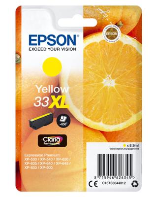 Epson Inktcartridge 33XL Origineel Geel C13T33644012