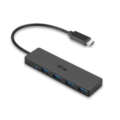 I-tec C31HUB404 USB 3.1 (3.1 Gen 2) Type-C 5000Mbit/s Zwart hub & concentrator I-tec C31HUB404 USB 3.1 (3.1 Gen 2) Type-C 5000Mbit/s Zwart hub & concentrator