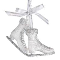 Ice Skates With Glitter 10,7 cm kerstbal kerst Kurt S. Adler - Kurt s adler - thumbnail