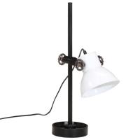VidaXL Bureaulamp 25 w e27 15x15x55 cm wit - thumbnail