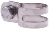 Simson rembandage rond 22mm rvs per stuk op kaart - thumbnail