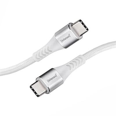 Intenso C315C USB-C naar USB-C kabel, 60W snel opladen, 1,5 m, voor iPhone, Samsung Galaxy, Macbook, laptop, iPad, zwart