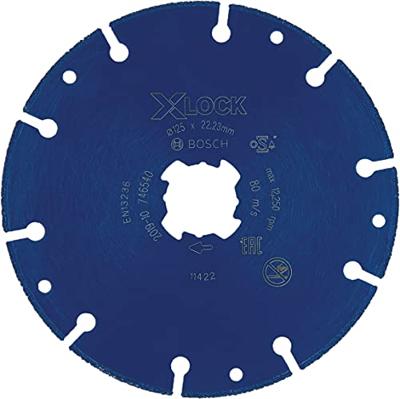 Bosch Accessories 2608900533 X-LOCK Diamanten doorslijpschijf Diameter 125 cm Boordiameter 22.23 mm Metaal 1 stuk(s)