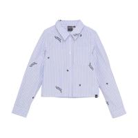 Indian Blue Jeans Winter t-shirt meisjes - blauw - cropped/strepen - thumbnail