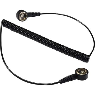 TRU COMPONENTS SpKL-4-183-KK ESD-aardingskabel 1.83 m Drukknop 4 mm TRU COMPONENTS SpKL-4-183-KK ESD-aardingskabel 1.83 m Drukknop 4 mm
