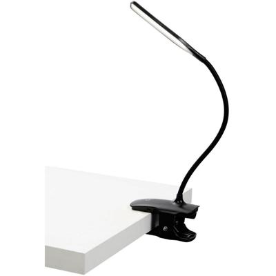 ALBA LED draadloze LED bureaulamp Clip, met klem, zwart