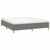 Boxspring bed stof donkergrijs 180x200 cm - thumbnail