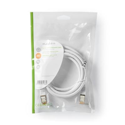 Cat 8.1 S/FTP-Netwerkkabel | RJ45 Male naar RJ45 Male | 2,0 m | Wit