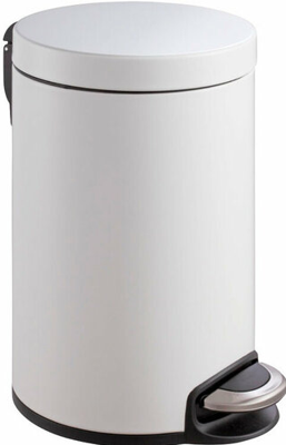 EKO - Serene pedaalemmer 12 ltr, EKO - Steel Plastic - wit