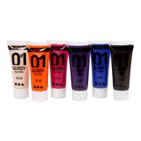 Creativ Company Acrylverf voor kinderen glossy extra kleuren, 6x20ml - thumbnail