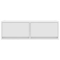 Tv-meubelen 2 st 80x31x25,5 cm bewerkt hout wit - thumbnail