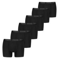 Puma everyday Boxershorts 6-pack zwart - thumbnail