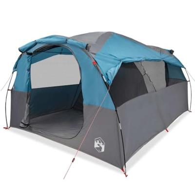 Tunneltent 6-persoons waterdicht blauw Tunneltent 6-persoons waterdicht blauw