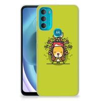Motorola Moto G71 5G Telefoonhoesje met Naam Doggy Biscuit - thumbnail