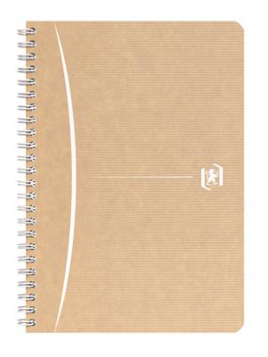 Oxford Touareg spiraalschrift, 180 bladzijden, ft A4, geruit 5 mm, geassorteerde kleuren