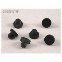 Hammond Electronics 1592ETRF Behuizingsvoeten Zwart 1 stuk(s) - thumbnail