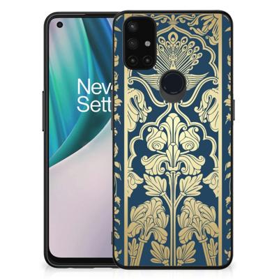 OnePlus Nord N10 5G Bloemen Hoesje Beige Flowers
