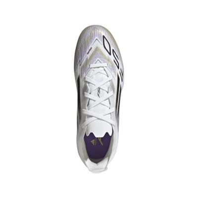 adidas F50 Elite Gras Voetbalschoenen (FG) Kids Wit Zwart Goud