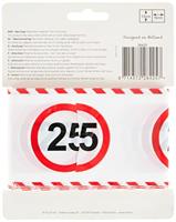 Afzetlint Verkeersbord 25 - thumbnail