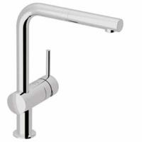 Grohe Minta keukenkraan L-uitloop Supersteel - thumbnail