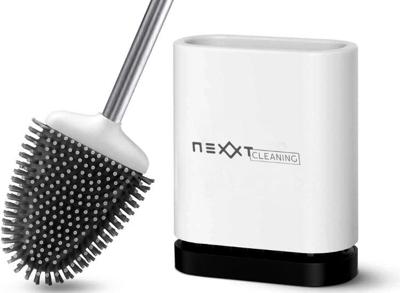Nexxt WC-borstel zonder Haren - Hygiënische Toiletborstel met Roestvrijstalen Handvat