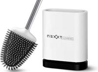 Nexxt WC-borstel zonder Haren - Hygiënische Toiletborstel met Roestvrijstalen Handvat - thumbnail