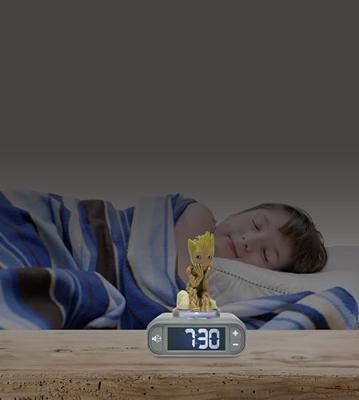 Digitale wekker met Groot nachtlampje van Guardians of the Galaxy en geluidseffecten