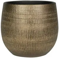 Bloempot Ryan Shiny Gold Ø22cm - thumbnail
