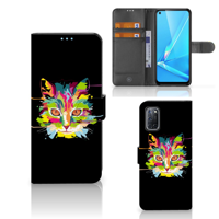 OPPO A72 | OPPO A52 Leuk Hoesje Cat Color - thumbnail